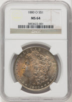 1880-O Morgan Dollar NGC MS64 (769903007)