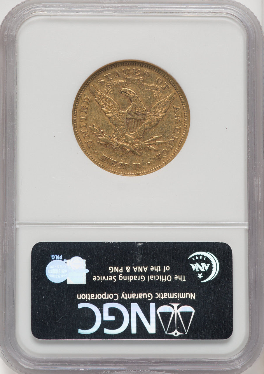 1871-S $10 Liberty Eagle NGC AU50