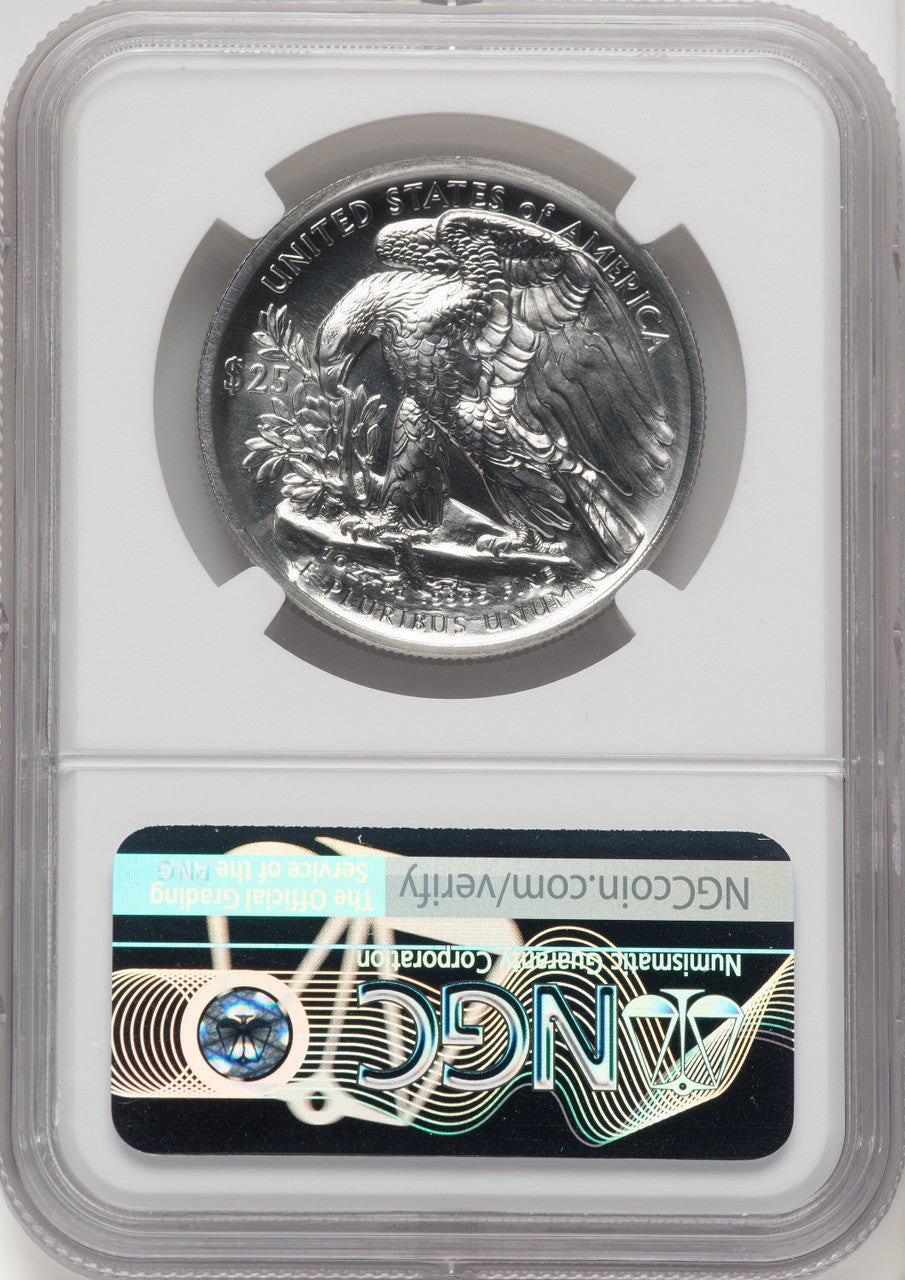 2021 $25 Palladium FDI NGC MS70