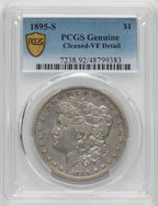 1895-S Morgan Dollar Genuine PCGS VF20