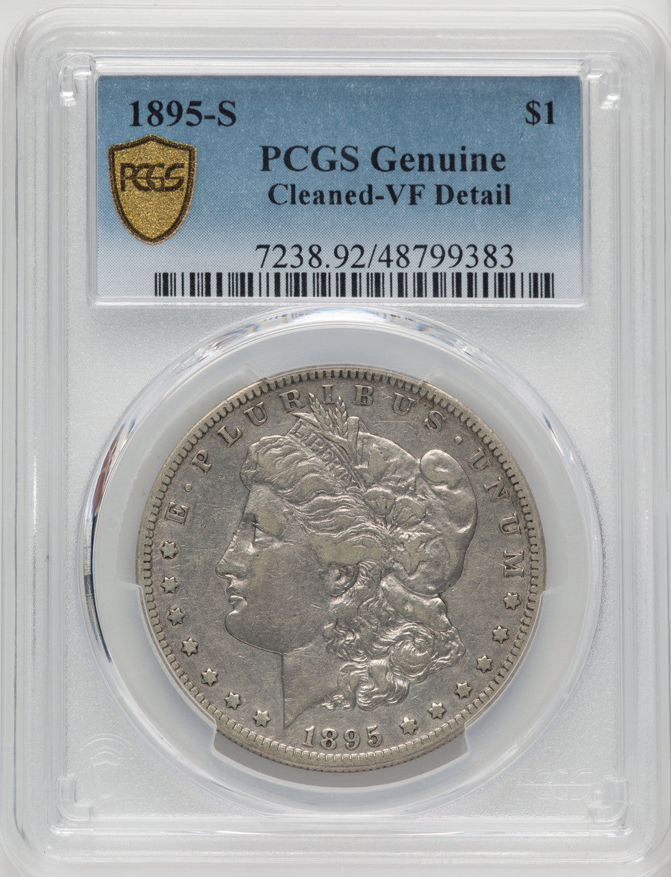 1895-S Morgan Dollar Genuine PCGS VF20