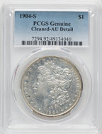 1904-S Morgan Dollar Genuine PCGS AU50