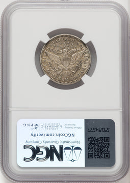 1911-D 25C Barber Quarter NGC AU53