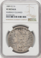 1889-CC Morgan Dollar Details NGC VF20