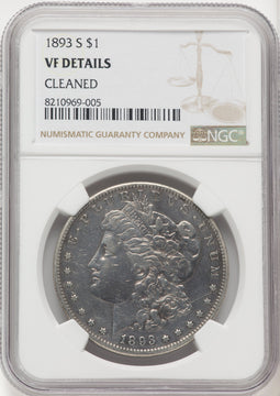 1893-S Morgan Dollar Details NGC VF20