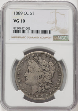 1889-CC Morgan Dollar NGC VG10