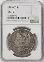 1889-CC Morgan Dollar NGC VG10