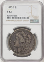 1893-S Morgan Dollar NGC F12