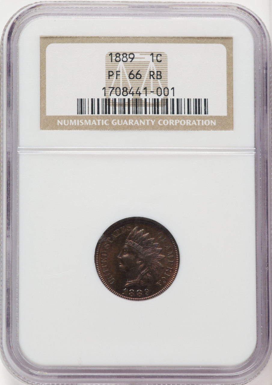 1889 1C RB Proof Indian Cent NGC PR66