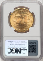 1928 $20 Saint-Gaudens Double Eagle NGC MS66+