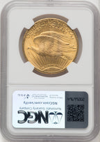 1924 $20 Saint Saint-Gaudens Double Eagle NGC MS66+ (519737001)