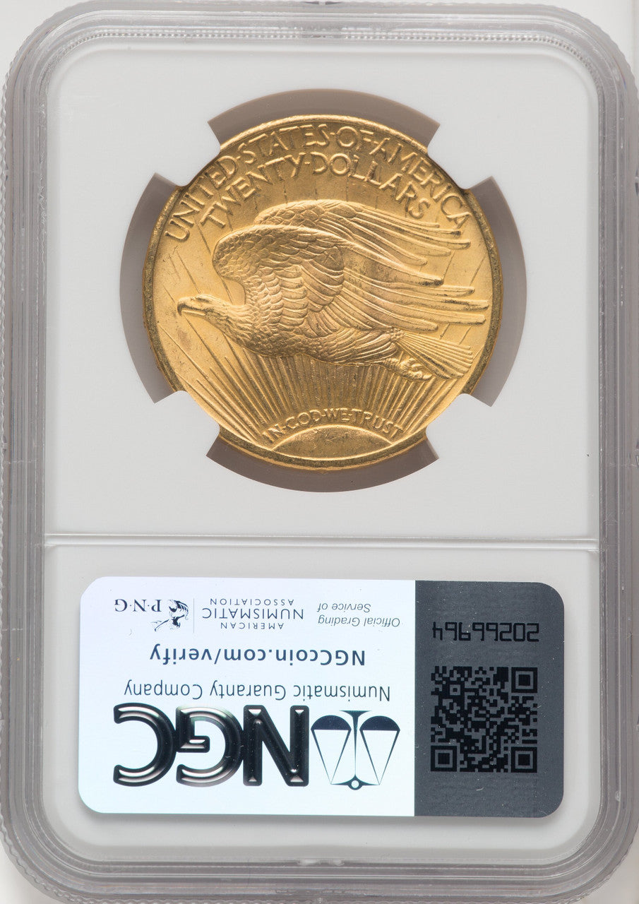 1924 $20 Saint Saint-Gaudens Double Eagle NGC MS66+ (519737001)