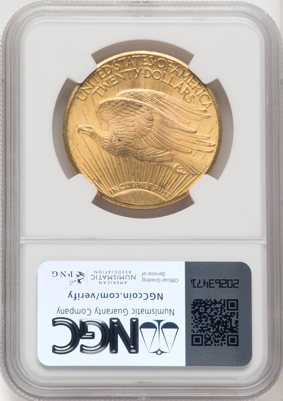 1927 $20 Saint-Gaudens Double Eagle NGC MS66+