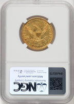 1842-O $10 Liberty Eagle NGC AU55