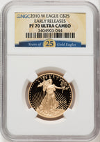 2010-W $25 Half-Ounce Gold Eagle First Strike NGC PF70 (768380007)