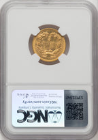1857 $3 Three Dollar Gold Pieces NGC MS64