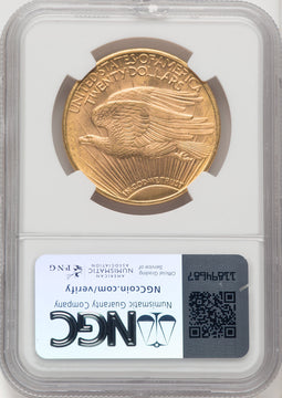 1922 $20 Saint-Gaudens Double Eagle NGC MS66 (769947018)