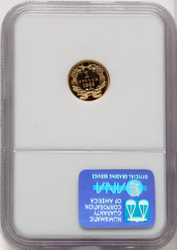 1885 G$1 Proof Gold Dollar NGC PR65