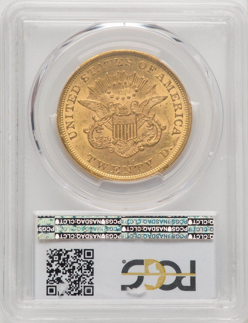 1851 $20 Liberty Double Eagle PCGS MS61