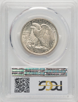 1918-D 50C Walking Liberty Half Dollar PCGS AU58