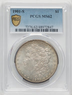 1901-S Morgan Dollar PCGS MS62