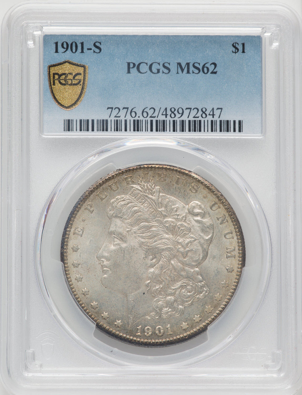 1901-S Morgan Dollar PCGS MS62