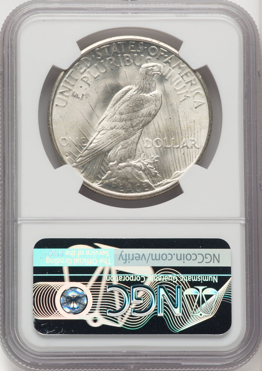 1935-S Peace Dollar NGC MS65