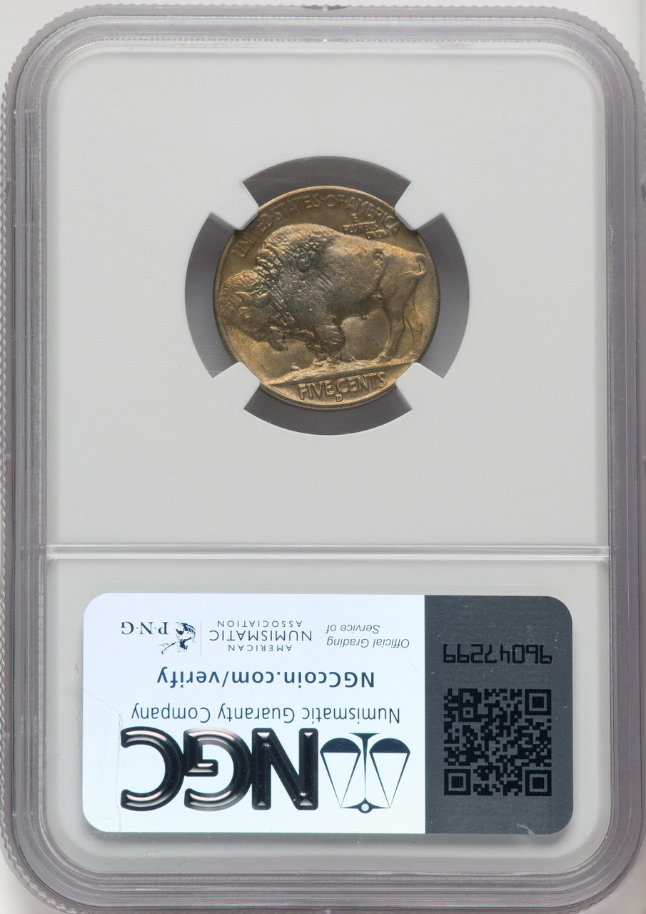 1936-D 5C Buffalo Nickel NGC MS68