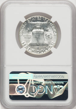 1963 50C FL Franklin Half Dollar NGC MS66