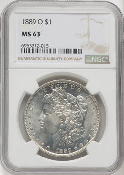 1889-O Morgan Dollar NGC MS63