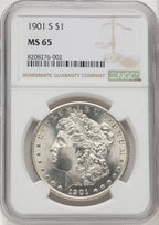 1901-S Morgan Dollar NGC MS65
