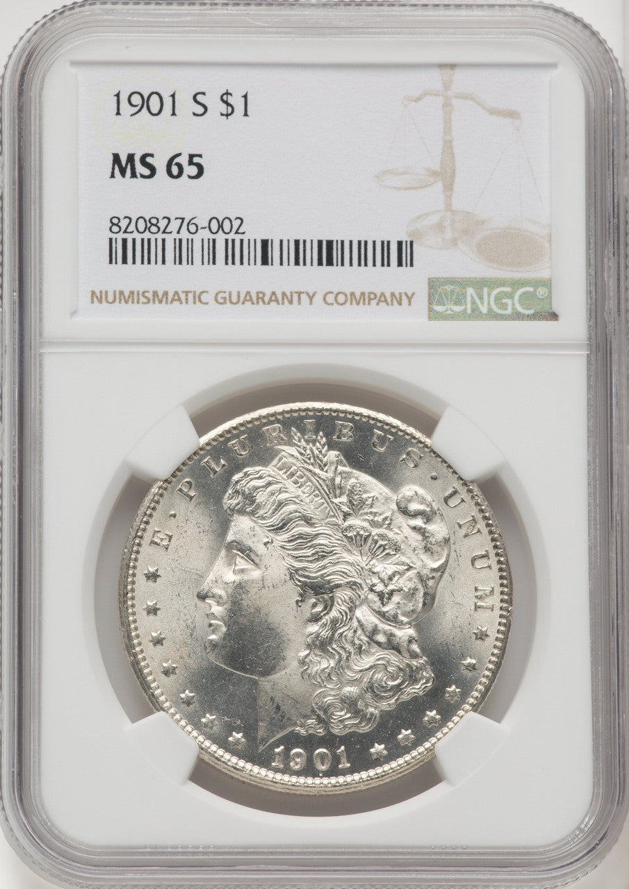 1901-S Morgan Dollar NGC MS65