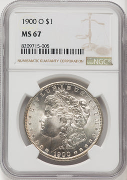 1900-O Morgan Dollar NGC MS67