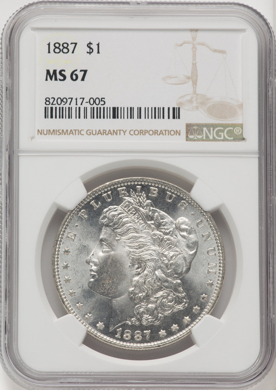1887 Morgan Dollar NGC MS67 (769303024)