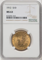1912 $10 Indian Eagle NGC MS63 (177100027)