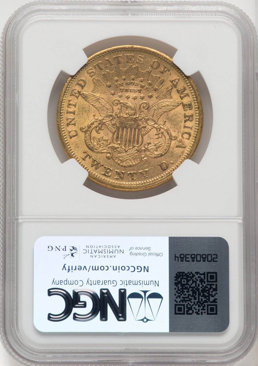 1868-S $20 Liberty Double Eagle NGC MS60