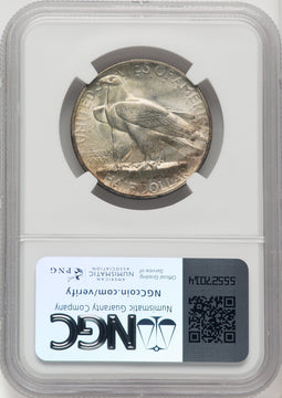 1935 50C Connecticut Commemorative Silver NGC MS66 (770048030)