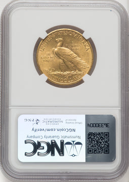 1908 $10 MOTTO Indian Eagle NGC MS61 (506373078)