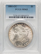 1881-CC Morgan Dollar PCGS MS63 (769908020)