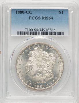 1880-CC Morgan Dollar PCGS MS64