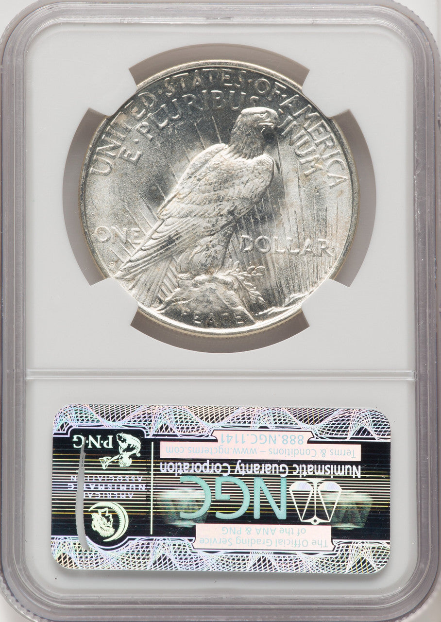 1922-D Peace Dollar NGC MS65