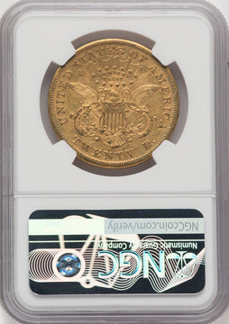 1876-CC $20 Liberty Double Eagle NGC AU58 (769947049)