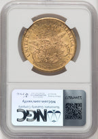 1890-CC $20 Liberty Double Gold Eagle NGC MS61