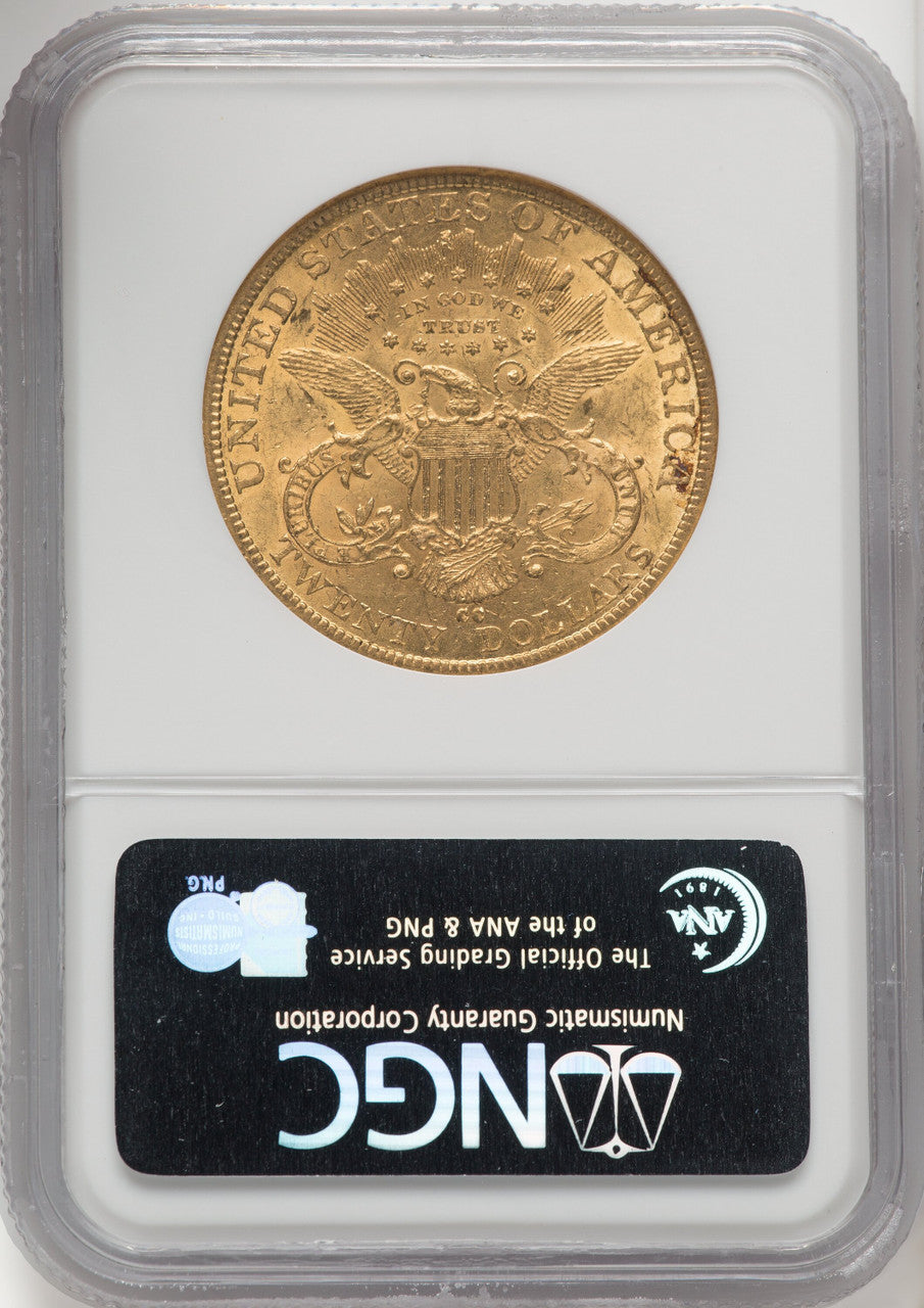 1884-CC $20 Liberty Double Eagle NGC AU58 (769904059)
