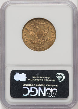 1893-CC $10 Liberty Eagle NGC AU55