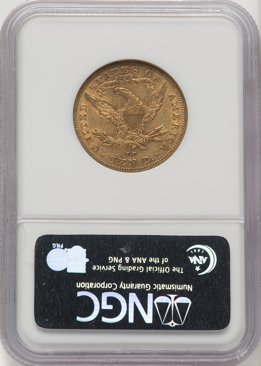 1893-CC $10 Liberty Eagle NGC AU55