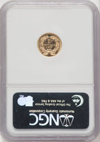 1877 G$1 Gold Dollar NGC MS68