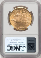 1925-D $20 Saint-Gaudens Double Eagle NGC MS62+