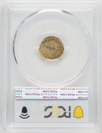 1831-34 C. Bechtler Dollar 30G. Territorial Gold PCGS AU58