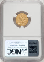 1911-D $2.50 Indian Quarter Eagle NGC MS62 (769904026)
